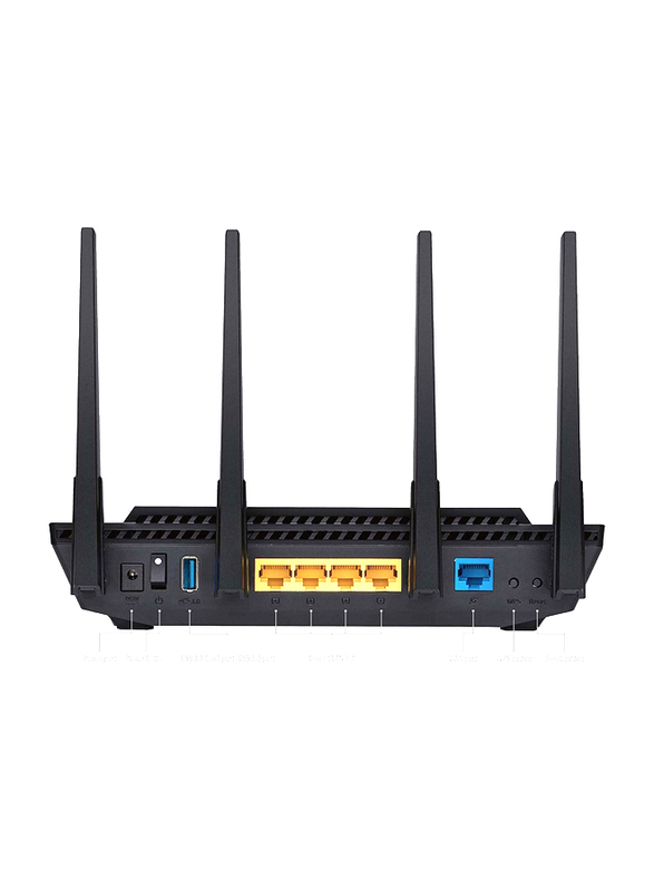 Asus AX3000 Wireless Wi-Fi 6 Router, RT-AX58U, Black