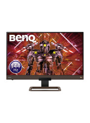 BenQ 27 Inch QHD 144Hz LED Gaming Monitor, EX2780Q, Metallic Brown/Black