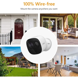 Imou Cell Pro Outdoor Smart Security Camera, 2 MP, White