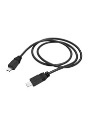 Hama 3-Meter Basic USB-C Controller Charging Cable, USB-C Male to USB-C Female for PlayStation 5, Black