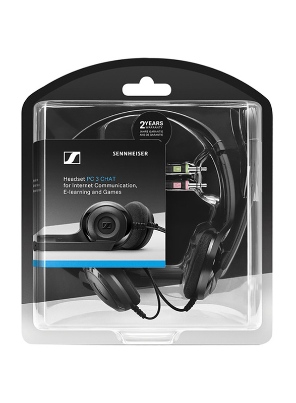 EPOS Wired PC 3 Chat Stereo 2 x 3.5 mm Gaming Headset, Black