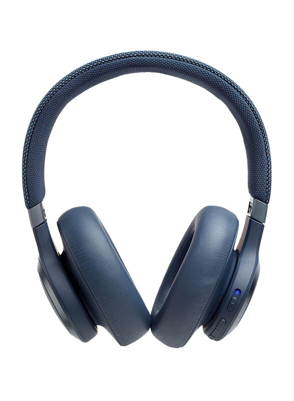 JBL Live 650BTNC Wireless Over-Ear Noise Cancelling Headphones, Blue