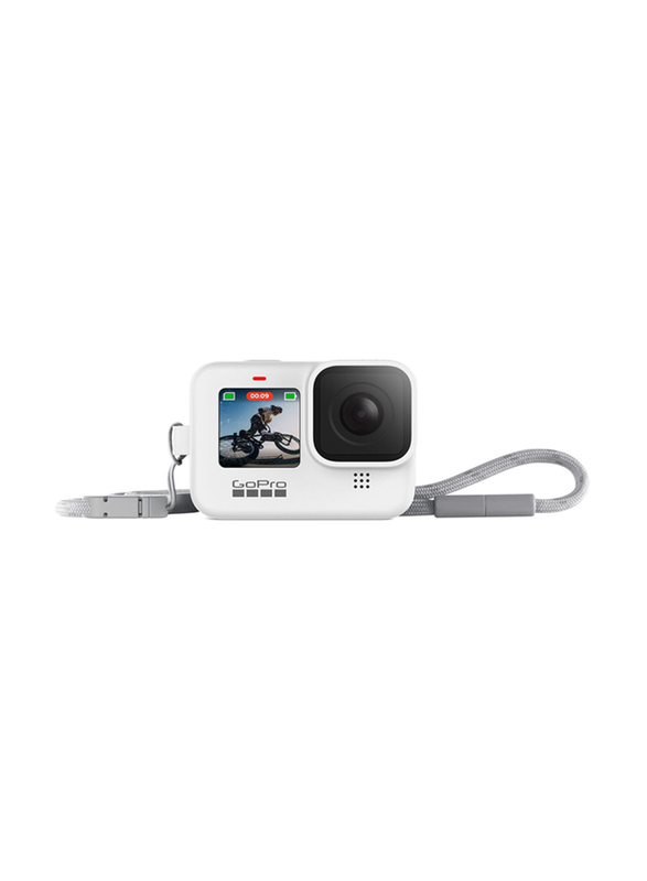 GoPro Hero9 Camera Sleeve+ Lanyard, White