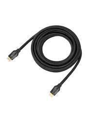 Hyphen 3-Meter Ultra High Speed HDMI Cable, HDMI Male to HDMI, Black