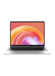 Huawei Matebook 13 Ultrabook, 13" 2K LCD Display, Intel Core i7-1165G7 11th Gen 2.8GHz, 512GB SSD, 16GB RAM, Intel UHD Graphics, EN-AR KB, Win 10, MATEBOOK13-53012GUM, Silver