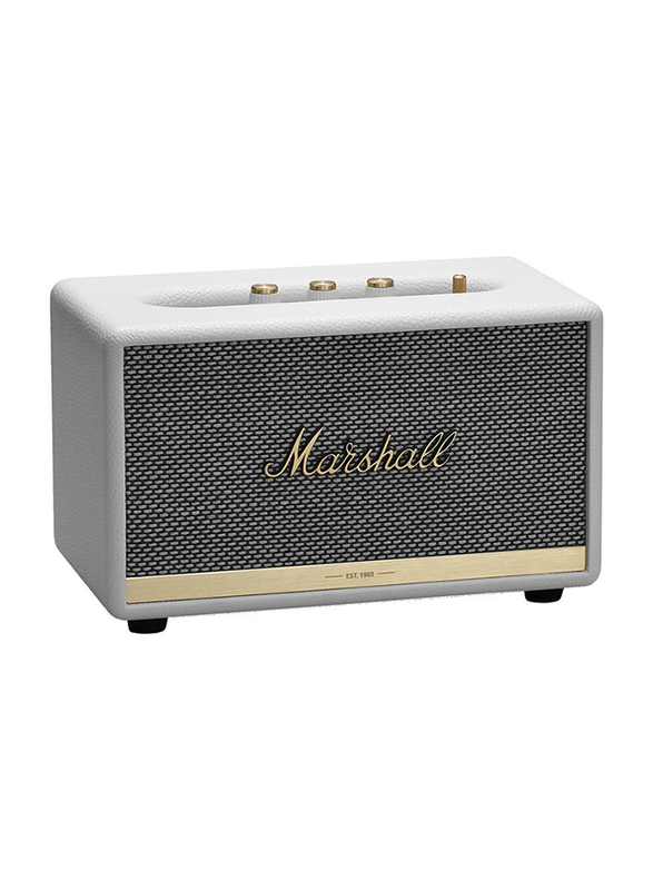 Marshall Acton II Portable Bluetooth Speaker System, White