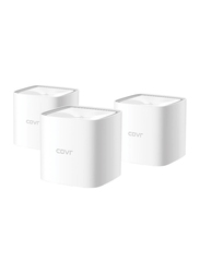 D-Link COVR AC1200 Whole Home Mesh Wi-Fi System, Dual-Band, 3-pack, White