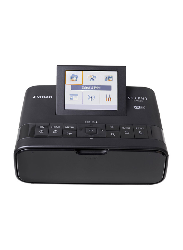 Canon Selphy CP1300 Compact Photo Printer, Black