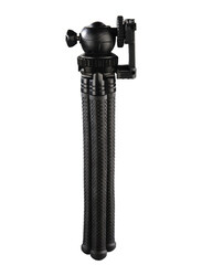 Hama FlexPro Tripod for Smartphone, GoPro & Photo Cameras, 27 cm, Black