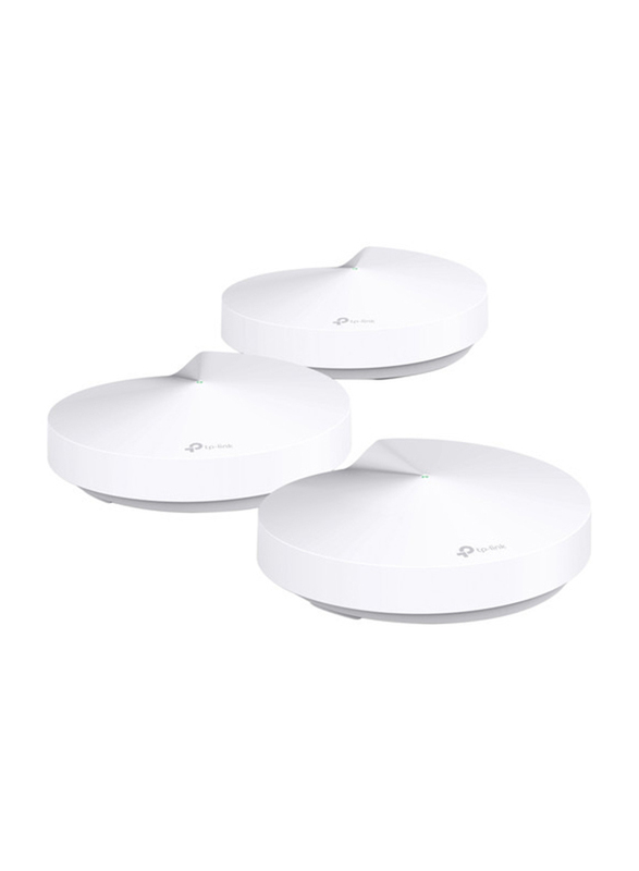 TP-Link Deco M5 MU-MIMO Dual-Band Whole Home Mesh Wi-Fi System, 3-Pack, AC1300, White