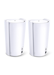 TP-Link 2-Piece Deco X90 AX6600 Whole Home Mesh Wi-Fi System Set, 2-Pack, White