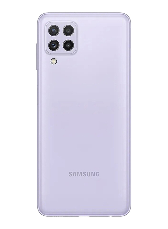 Samsung Galaxy A22 64GB Violet, 4GB RAM, 4G LTE, Dual Sim Smartphone