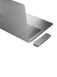 HyperDrive Solo 7-in-1 USB-C Hub for MacBook/PC/Chromebook/Android, Grey