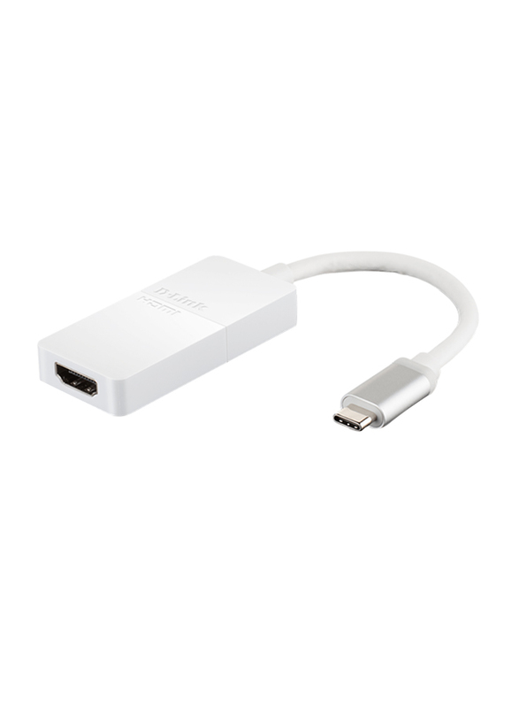 D-Link USB-C to HDMI Adapter, DL-DUBV120, Silver