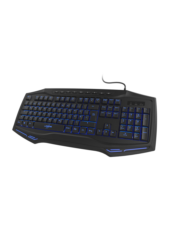 Hama Urage Exodus 300 Illuminate Wired English Gaming Keyboard, Black