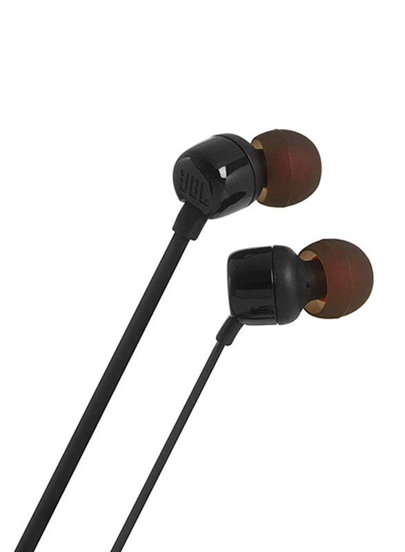 سماعات اذن جي بي ال T110 كابل 3.5 مم بتصميم In-Ear، اسود