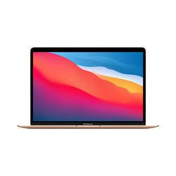 Apple MacBook Air Laptop, 13" Retina Display, Apple M1 Chip 8-Core, 256GB SSD, 8GB RAM, Apple 7-Core GPU, EN/AR KB w/TB, macOS, MGND3AB/A, Gold