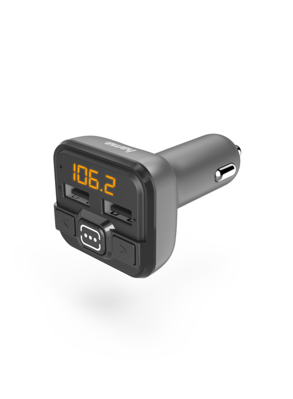 Hama FM Transmitter with Bluetooth Function, Black