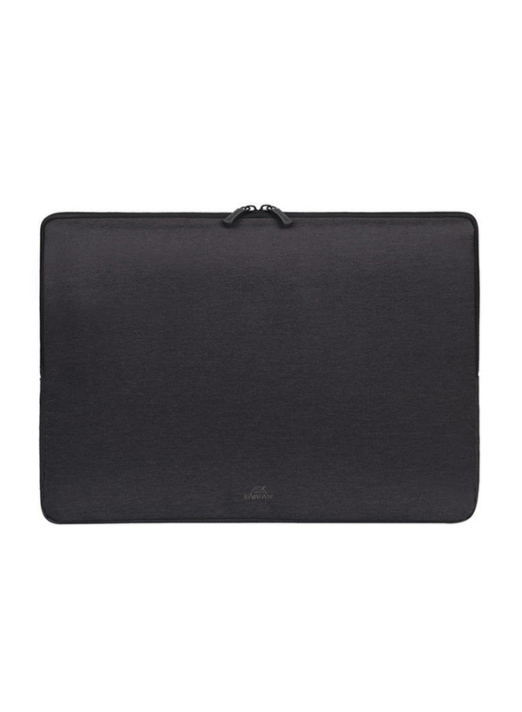 Rivacase Suzuka 15.6-inch Sleeve Laptop Bag, Water Resistance, Black