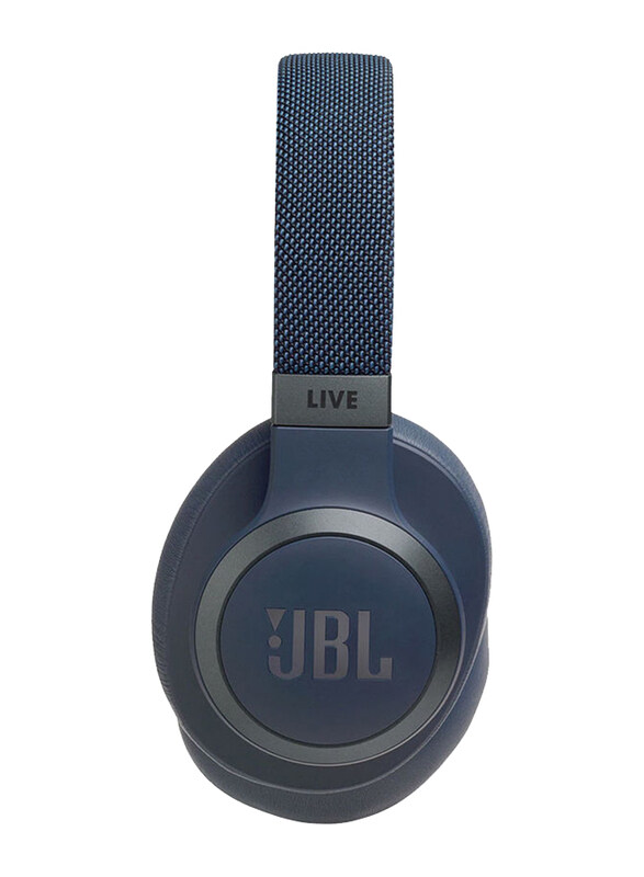 JBL Live 650BTNC Wireless Over-Ear Noise Cancelling Headphones, Blue