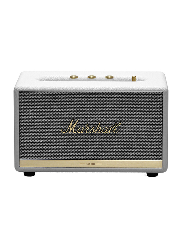 Marshall Acton II Portable Bluetooth Speaker System, White