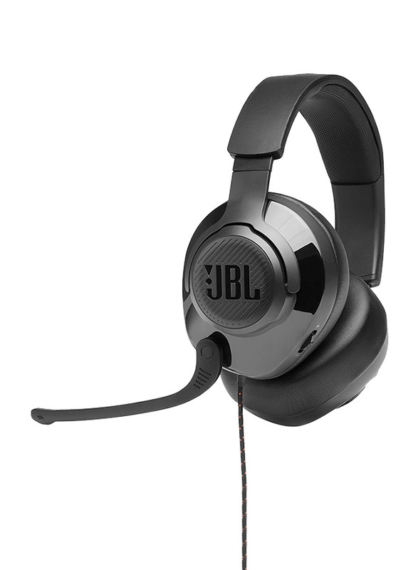 JBL Quantum 300 Wired Over-Ear Gaming Headphones with JBL Quantum Engine Software, Black