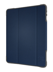 STM Apple iPad 10.2-inch 7th Generation (2019) Dux Plus Duo Tablet Flip Case Cover, Midnight Blue