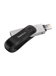 SanDisk 128GB iXpand USB Flash Drive, Silver/Black