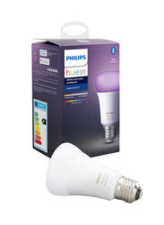 Philips Hue E27 A60 Ambiance Single Bulb, 9W, White and Colour