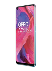 OPPO A74 128GB Purple, 6GB RAM, 5G, Dual Sim Smartphone, Middle East Version