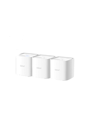 D-Link COVR AC1200 Whole Home Mesh Wi-Fi System, Dual-Band, 3-pack, White