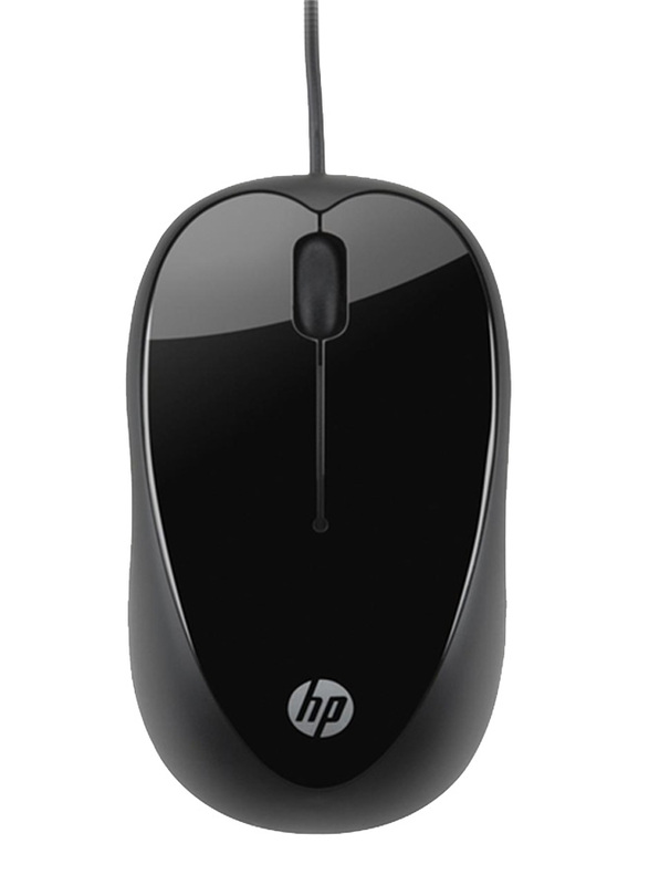 HP X1000 Wired Optical Mouse, Black