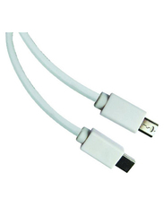 Sandberg 2-Meter Mini Display Cable, Mini Display Male to Mini Display for Computer/Monitor, White