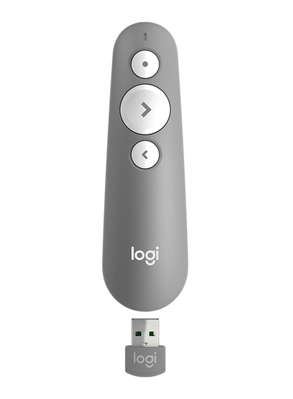 Logitech R500 Laser Presentation Remote, Grey