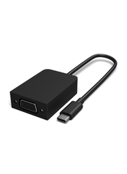 Microsoft Surface VGA Adapter, Type C to VGA for Surface Book 2, Black