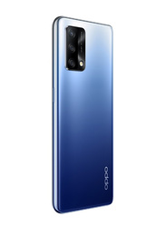 Oppo A74 128GB Midnight Blue, 6GB RAM, 4G LTE, Dual Sim Smartphone, Middle East Version