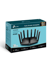 TP-Link Archer AX90 AX6600 Tri-Band Wi-Fi 6 Router, Black