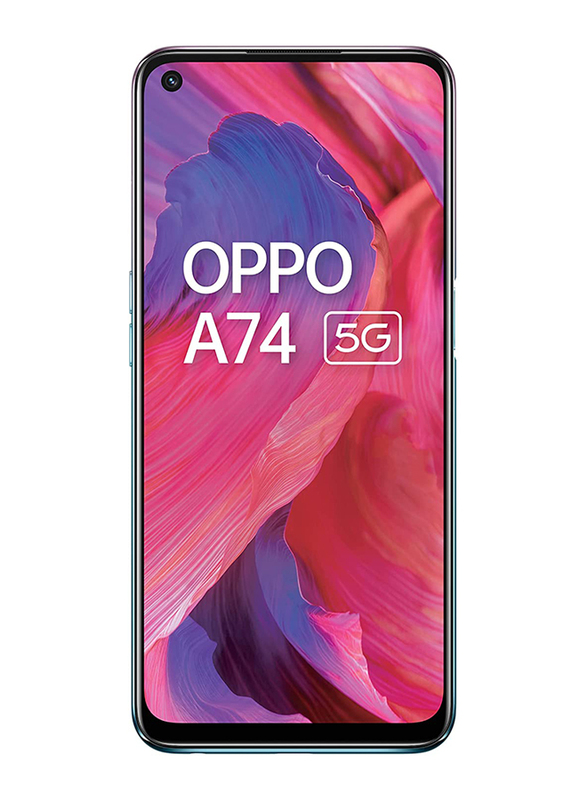 OPPO A74 128GB Purple, 6GB RAM, 5G, Dual Sim Smartphone, Middle East Version