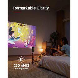 Anker Nebula Apolle D2410V11 DLP Wi-Fi Portable Mini Projector, 200 Lumens, Black