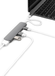 HyperDrive NET USB Type-C Hub with 4K HDMI Support for Apple MacBook, Grey