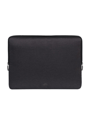 Rivacase Suzuka 15.6-inch Sleeve Laptop Bag, Water Resistance, Black
