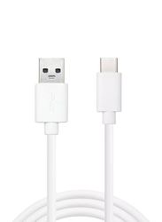 Sandberg 2-Meter USB Type-C 3.1 Cable, USB Type-A 3.0 Male to USB Type-C 3.1 for USB Type-C Devices, White