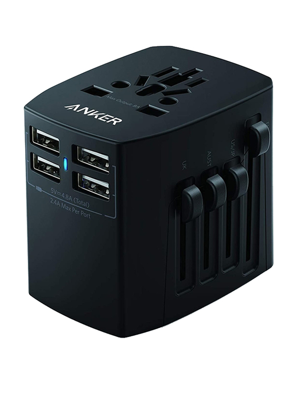 Anker Universal Travel Adaptor Charger, A2730H11, Black