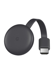 Google Chromecast 3rd Generation, Charcoal Black