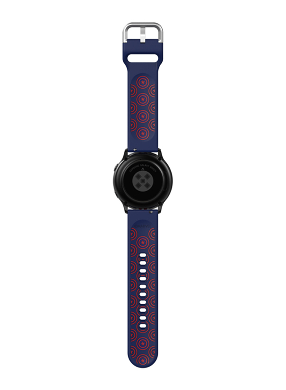 Samsung Strap for Samsung Galaxy Watch Active, Captain America, Blue/Red/White