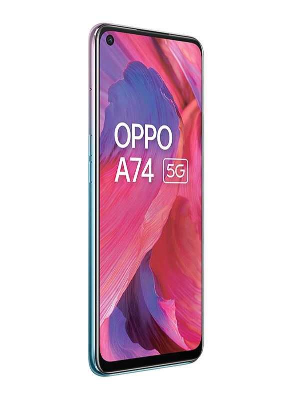 OPPO A74 128GB Purple, 6GB RAM, 5G, Dual Sim Smartphone, Middle East Version