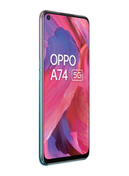 OPPO A74 128GB Purple, 6GB RAM, 5G, Dual Sim Smartphone, Middle East Version