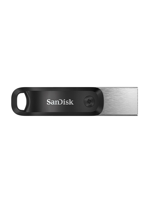 SanDisk 128GB iXpand USB Flash Drive, Silver/Black