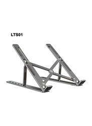 Max & Max Aluminium Laptop & Tablets Stand, LTS01, Grey