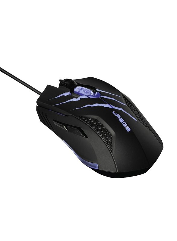 Hama Urage Reaper Neo Wired Optical Gaming Mouse, Black